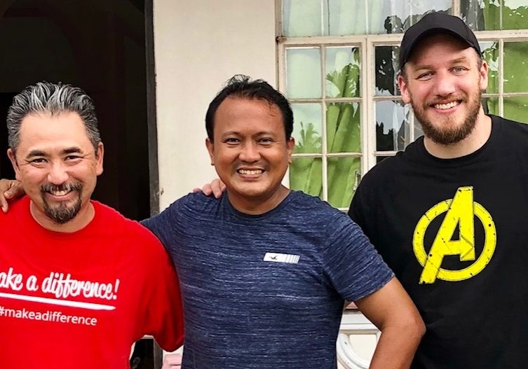 Pastor Jag and friends in Casiguran, Philippines